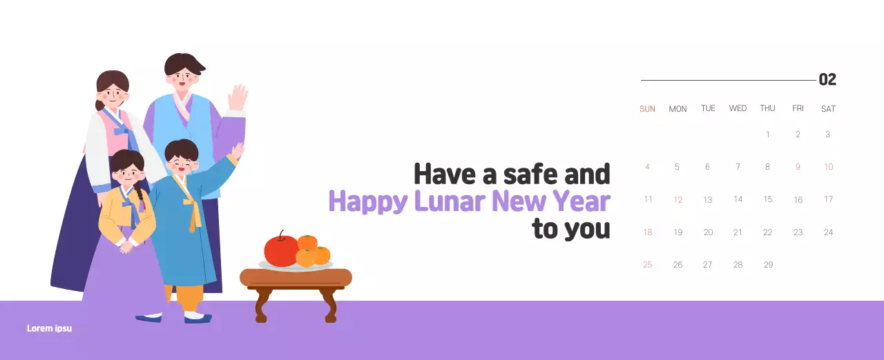 Holiday hospitals with cute illustrations and colorful accents related to health and family.