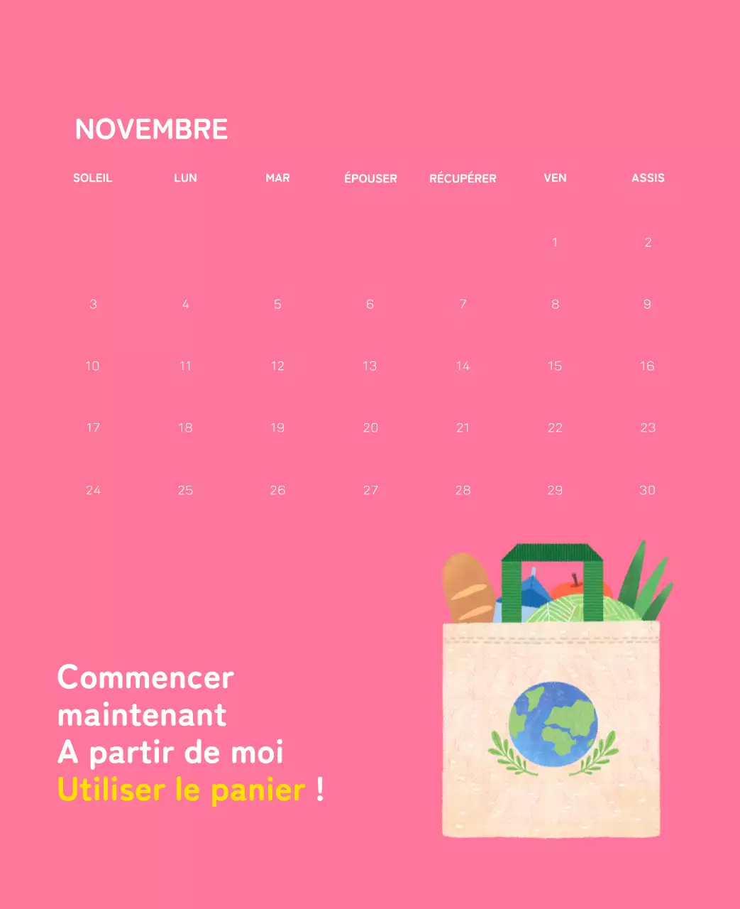 Une fondation sociale qui célèbre les fêtes de fin d'année avec des illustrations colorées de personnes et de la planète.