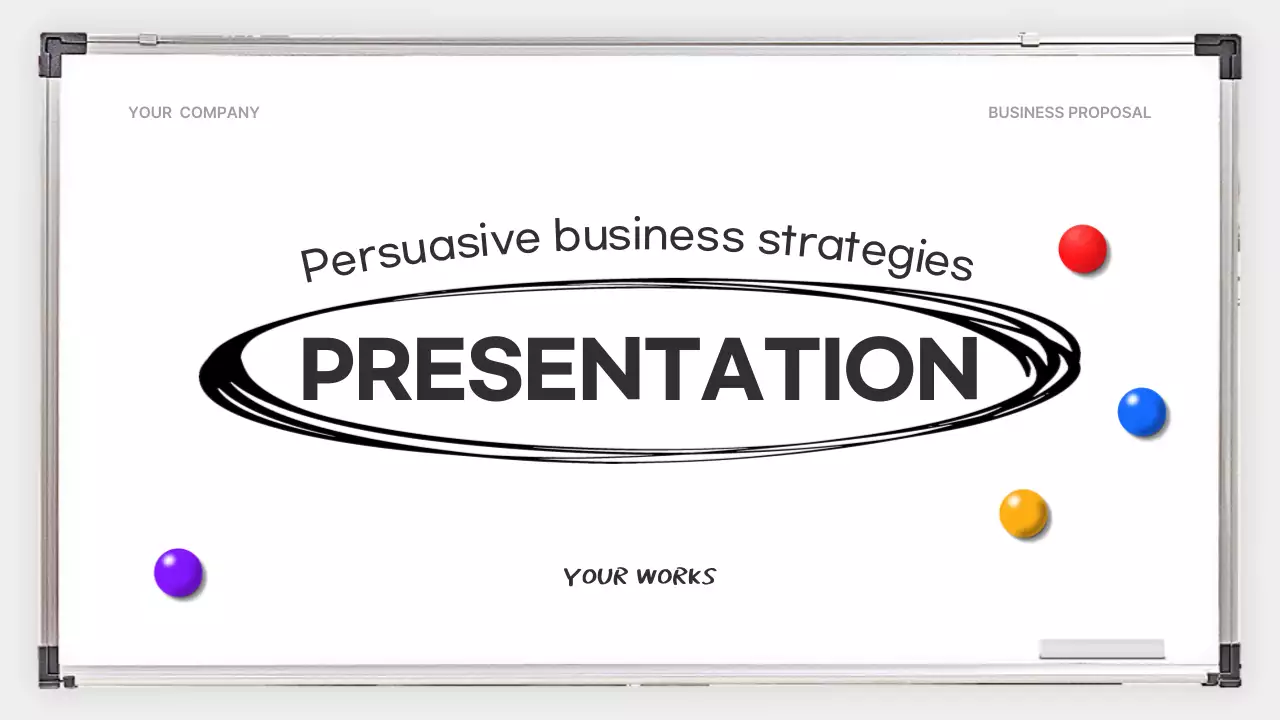 화이트 미니멀 비즈니스 가이드 프레젠테이션