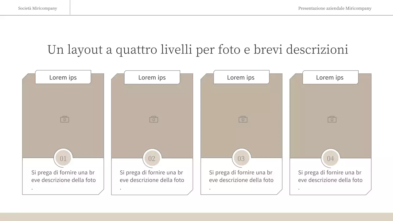 Una relazione d'affari semplice ed emozionale in bianco e marrone