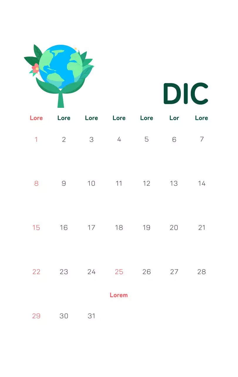 Celebrazione delle festività natalizie con illustrazioni colorate di persone e del pianeta.