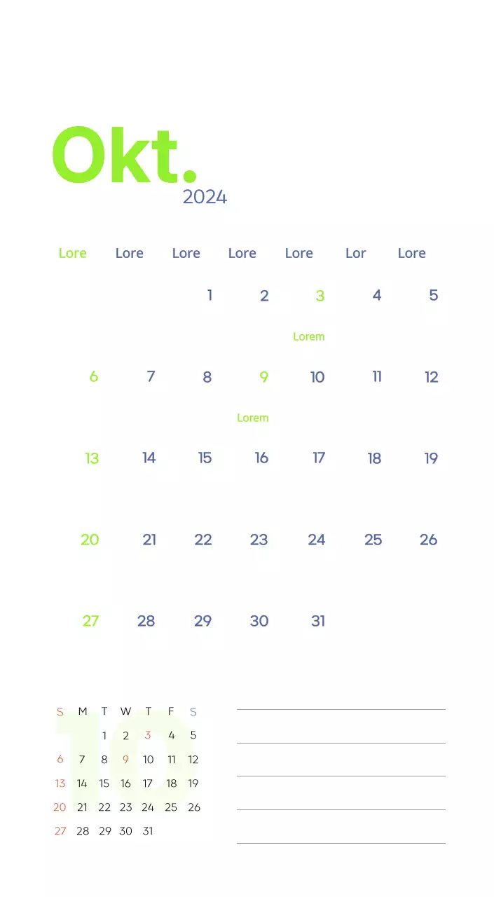 Werkkalender met prachtige illustraties