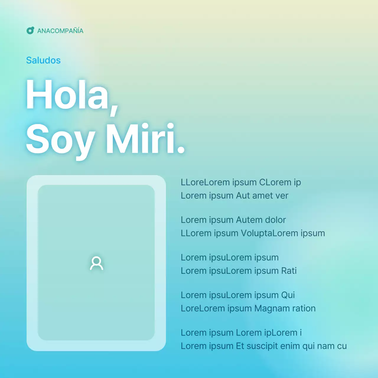 Una sencilla guía de boletines corporativos en azul claro y menta