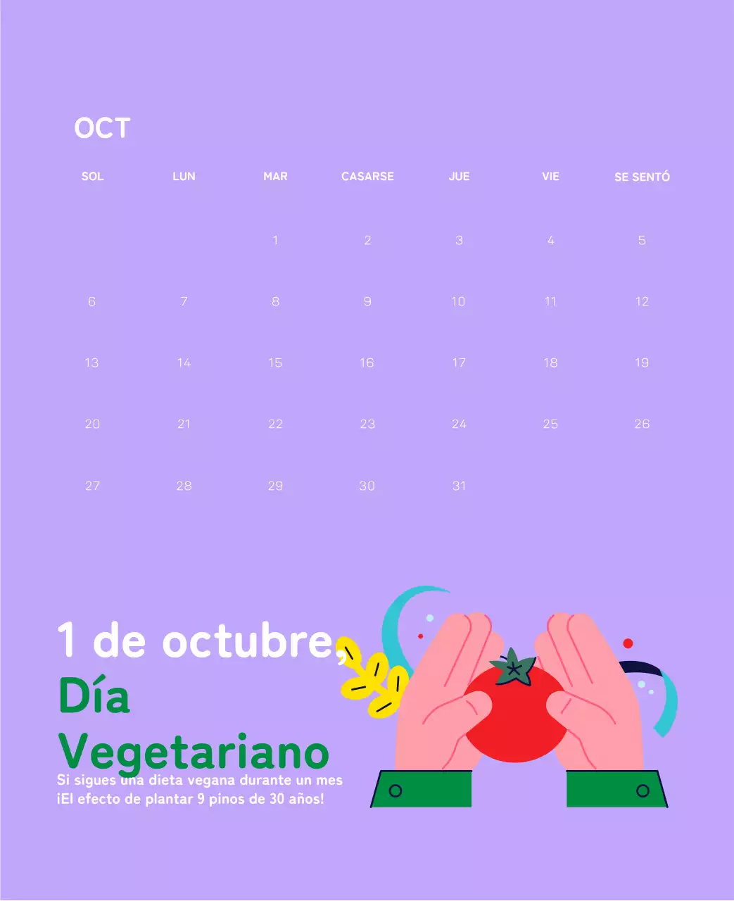 Una fundación social que celebra las fiestas con coloridas ilustraciones de personas y el planeta.