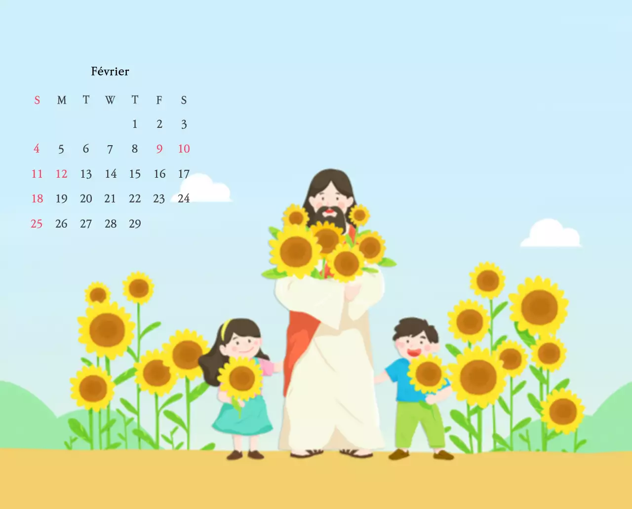 Des églises avec de jolies illustrations aux couleurs chaudes