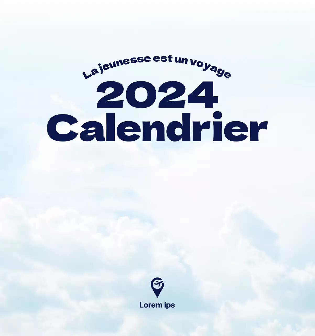 Une agence de voyage qui célèbre les fêtes de fin d'année avec des photos de voyages saisonniers et une mise en page claire et audacieuse.