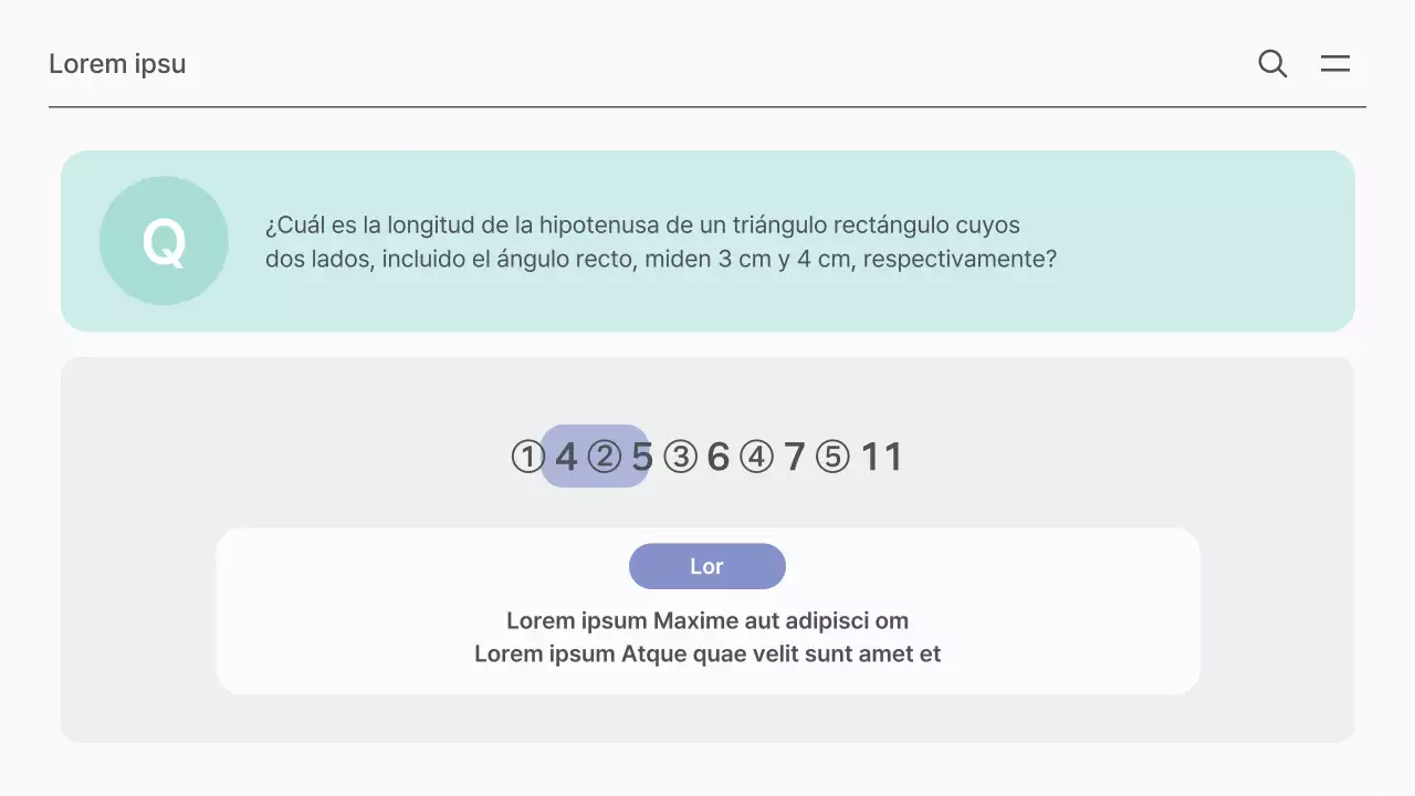 Recursos escolares de matemáticas sencillas en blanco y menta