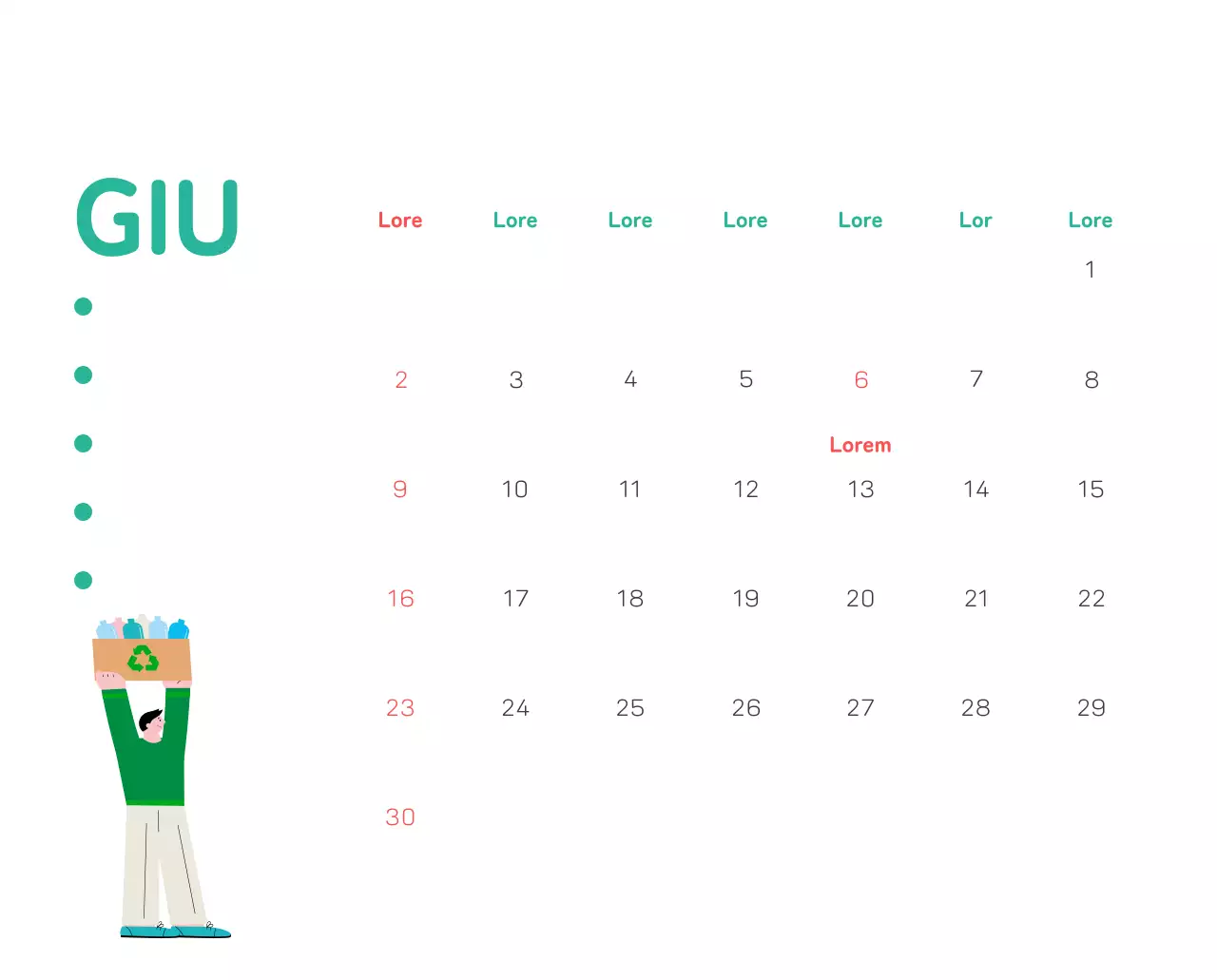 Celebrazione delle festività natalizie con illustrazioni colorate di persone e del pianeta.