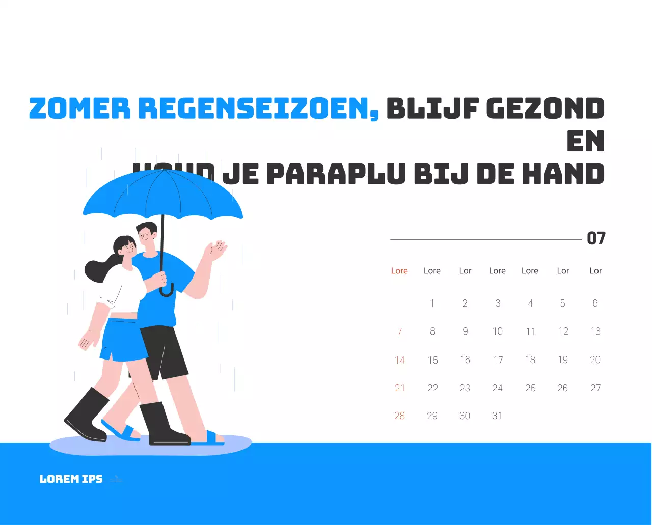 Een feestelijk ziekenhuis met illustraties met gezondheids- en gezinsthema's en kleurrijke accenten