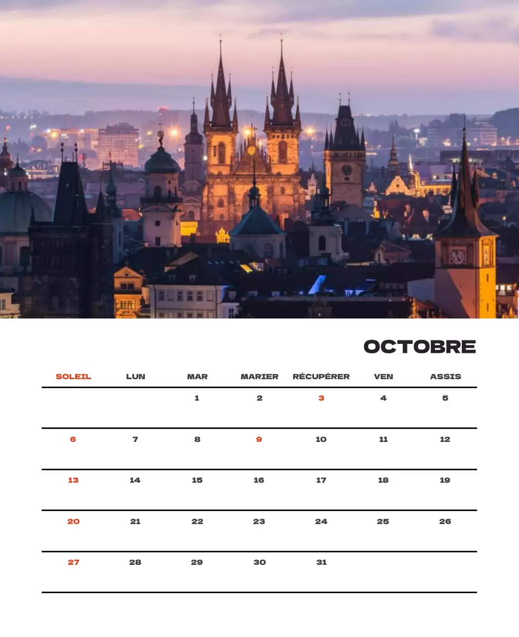 Une agence de voyage qui célèbre les fêtes de fin d'année avec des photos de voyages saisonniers et une mise en page claire et audacieuse.