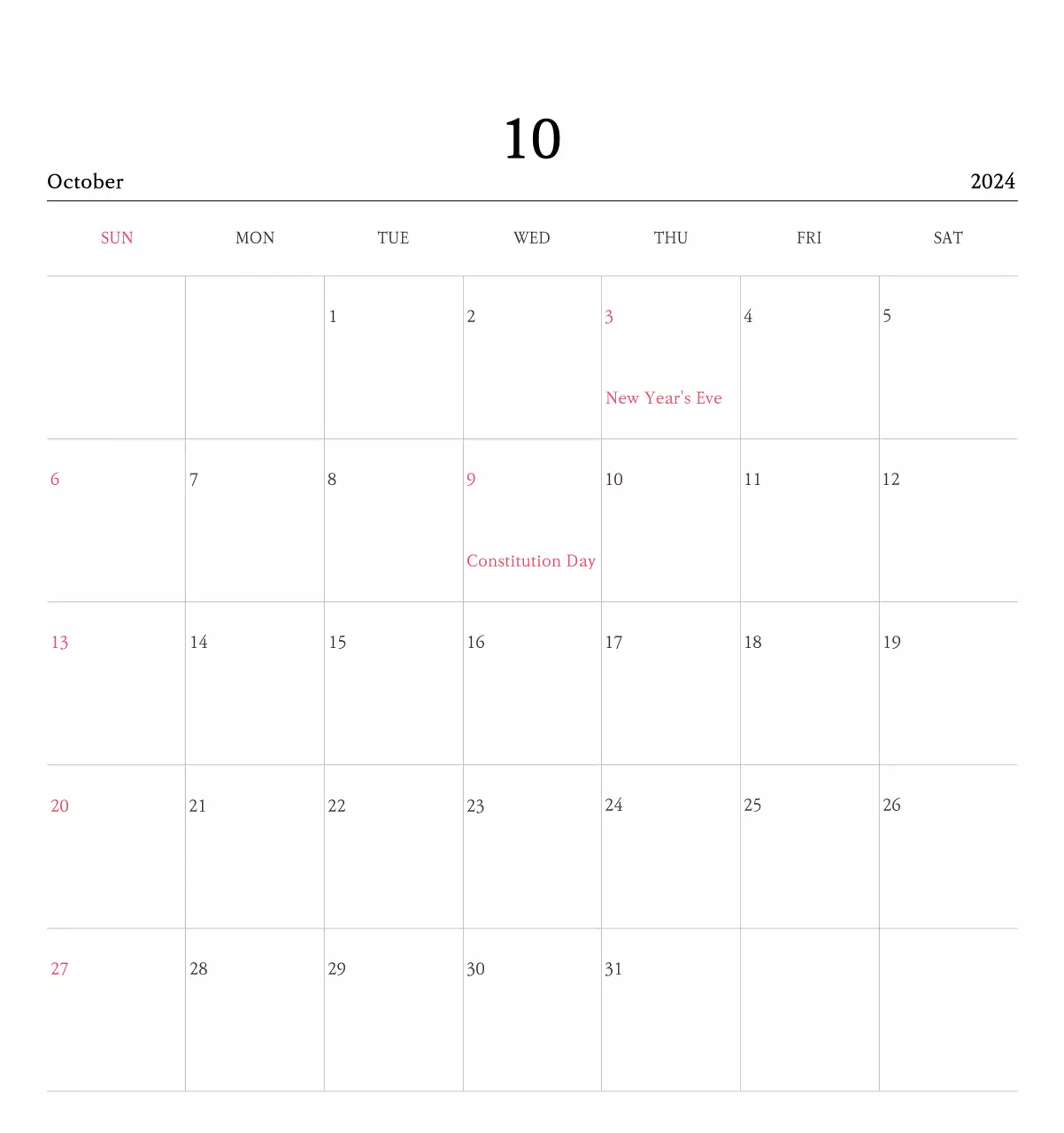 Church with cute illustrations in warm colors