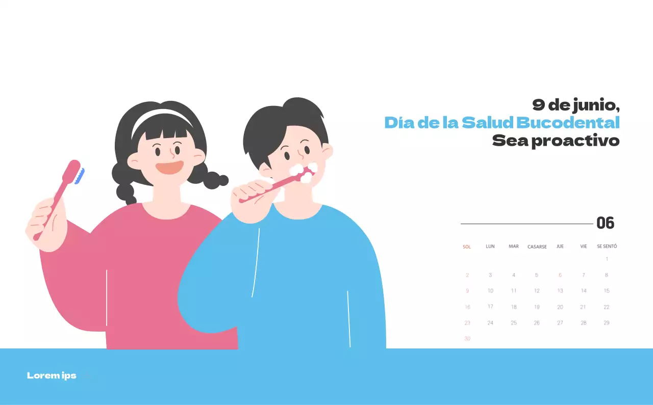 Un hospital festivo con ilustraciones de temática sanitaria y familiar y acentos de color