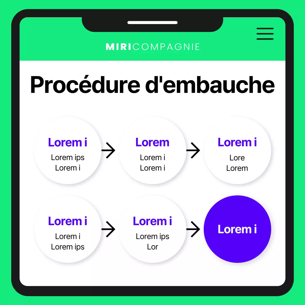 Embaucher une jolie styliste en violet et chartreuse