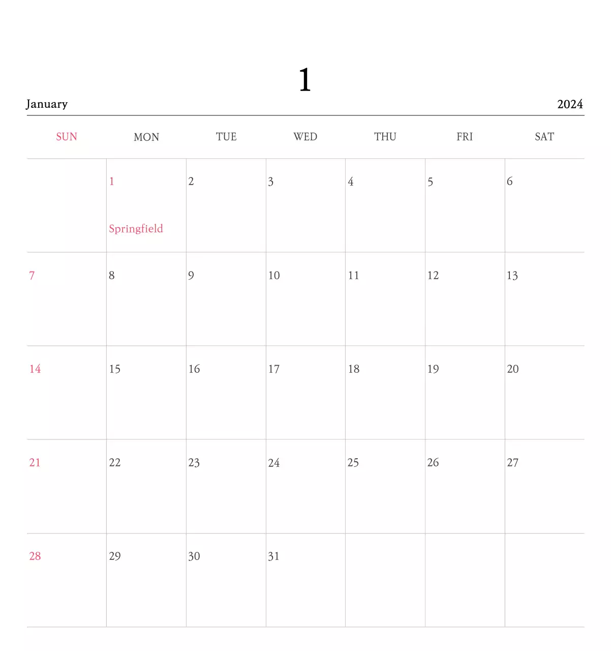 Church with cute illustrations in warm colors