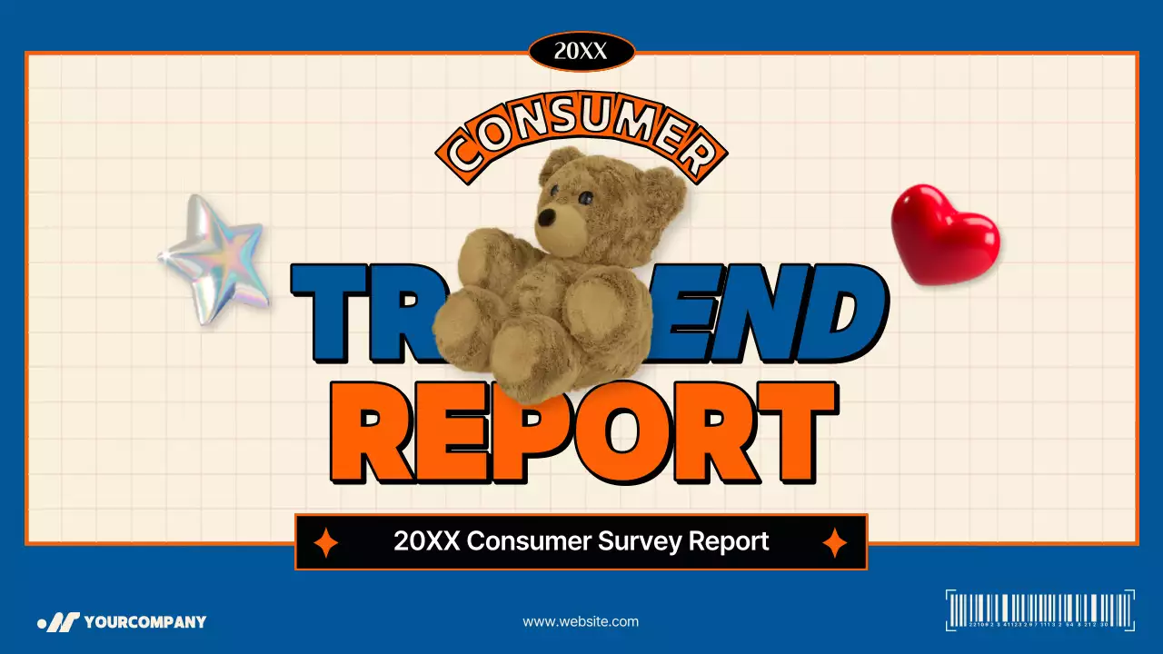 Blue Trendy Consumer Report Presentation