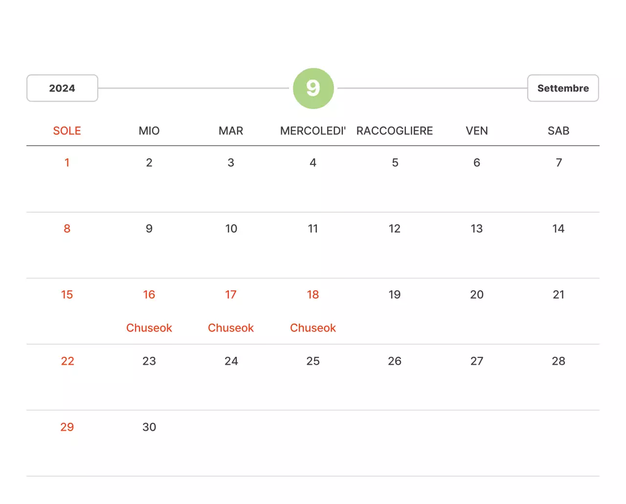Calda fotografia di paesaggio con colori pastello
