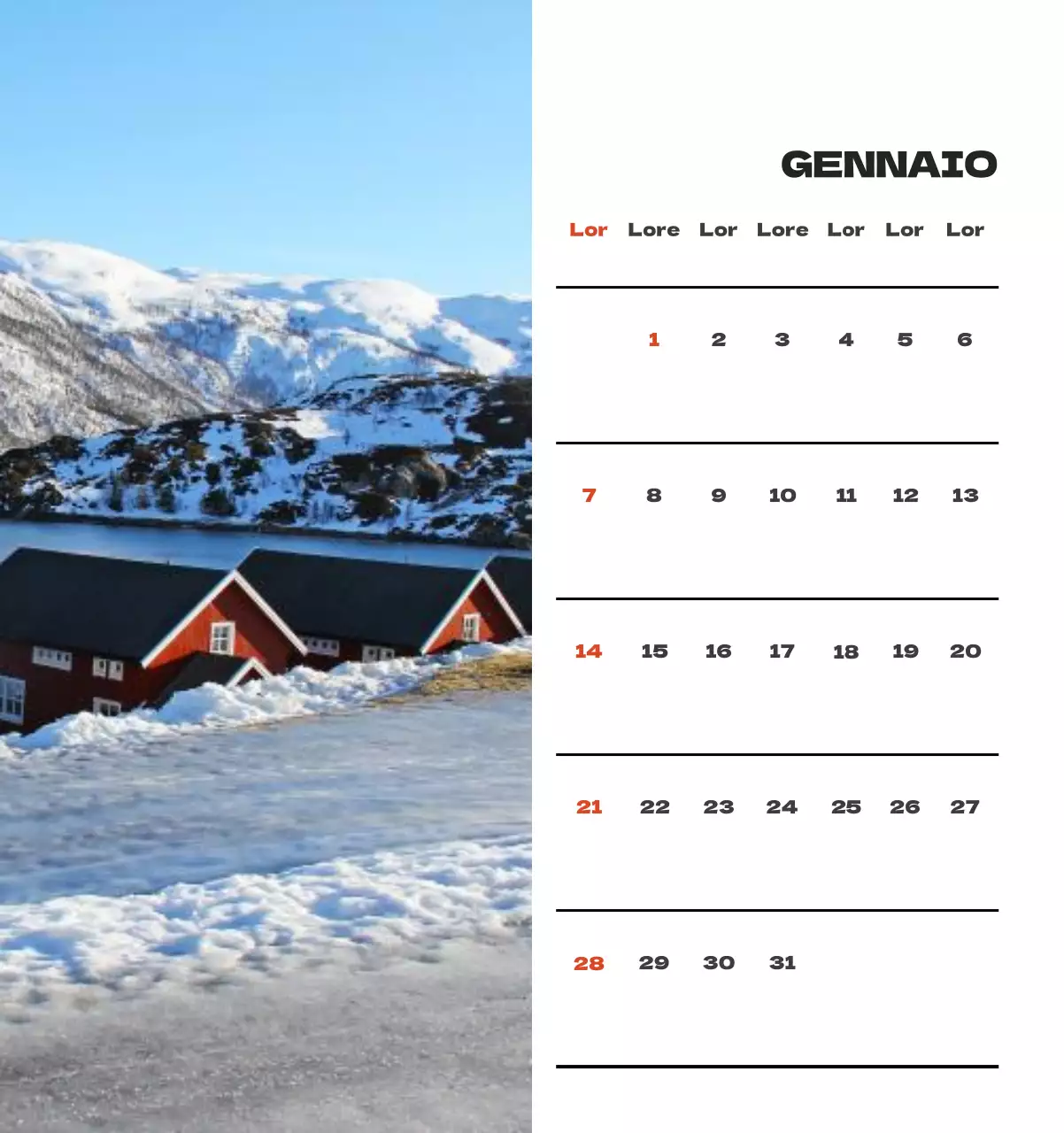 Agenzia di viaggi che celebra le festività con fotografie di viaggio stagionali e un layout di testo pulito e in grassetto.