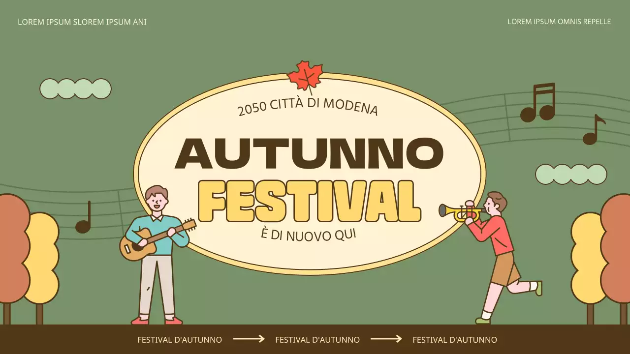 Promuovere feste autunnali naturali in giallo e kaki