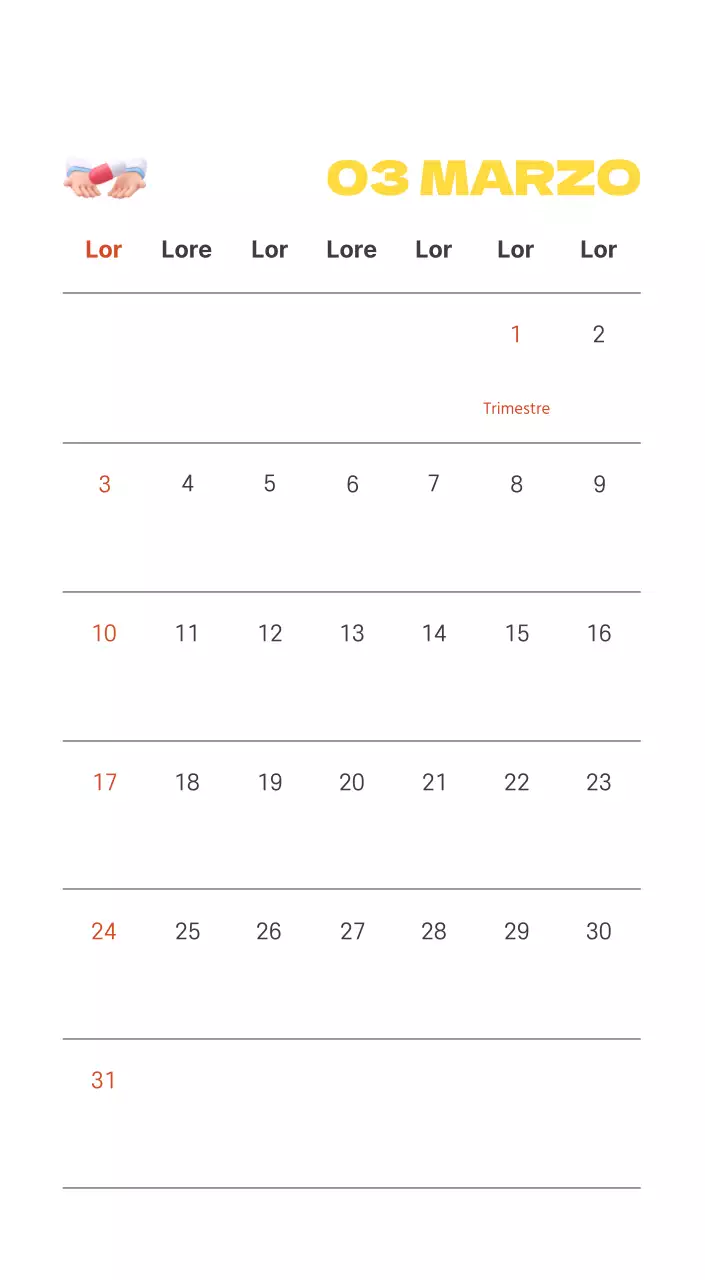 Un ospedale festivo con illustrazioni a tema salute e famiglia e accenti colorati