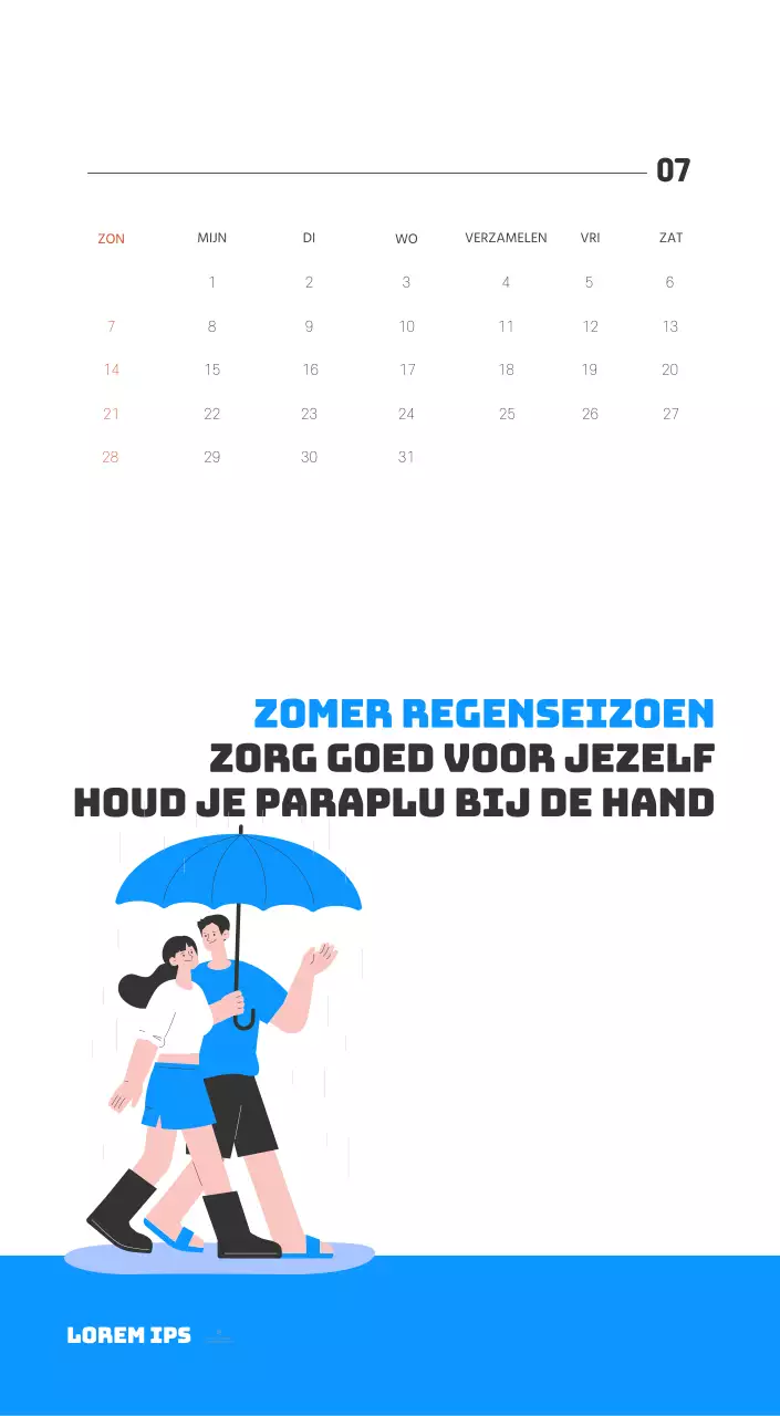Een feestelijk ziekenhuis met illustraties met gezondheids- en gezinsthema's en kleurrijke accenten