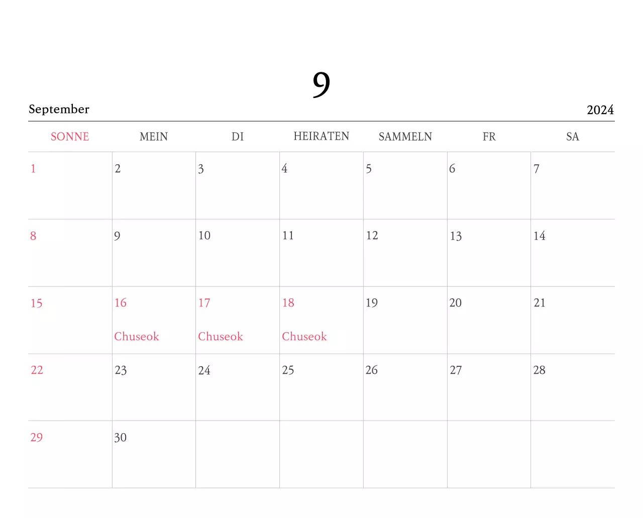 Kirchen mit niedlichen Illustrationen in warmen Farben