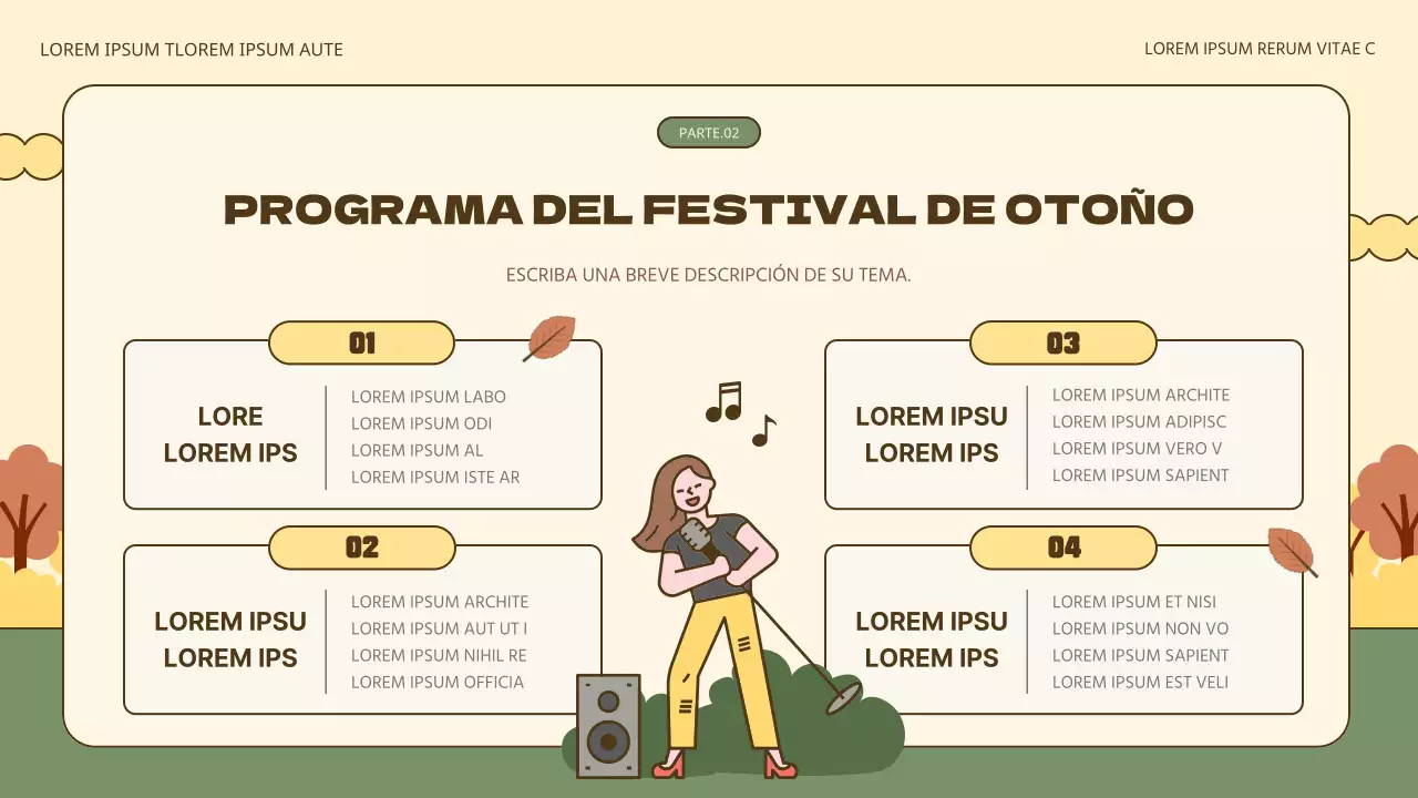 Promueve las fiestas naturales de otoño en amarillo y caqui