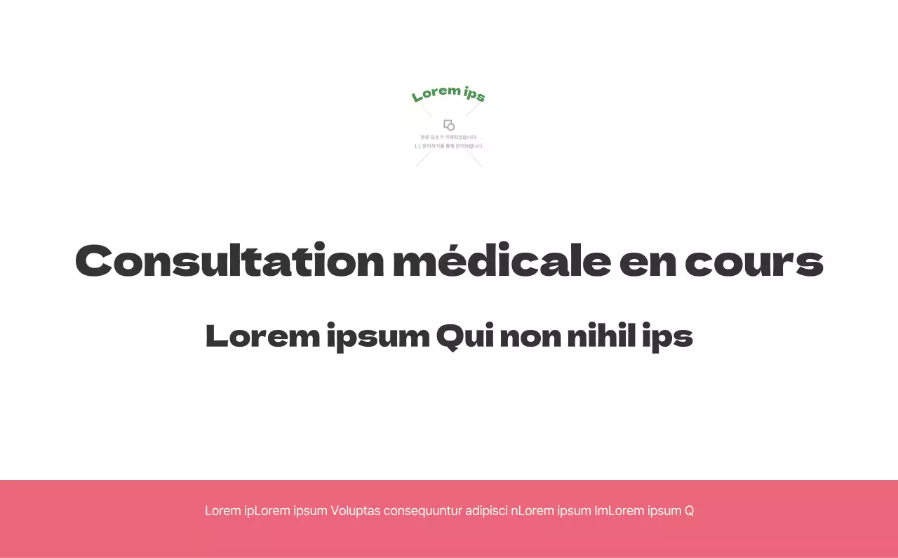 Un hôpital festif avec des illustrations sur le thème de la santé et de la famille et des accents colorés.
