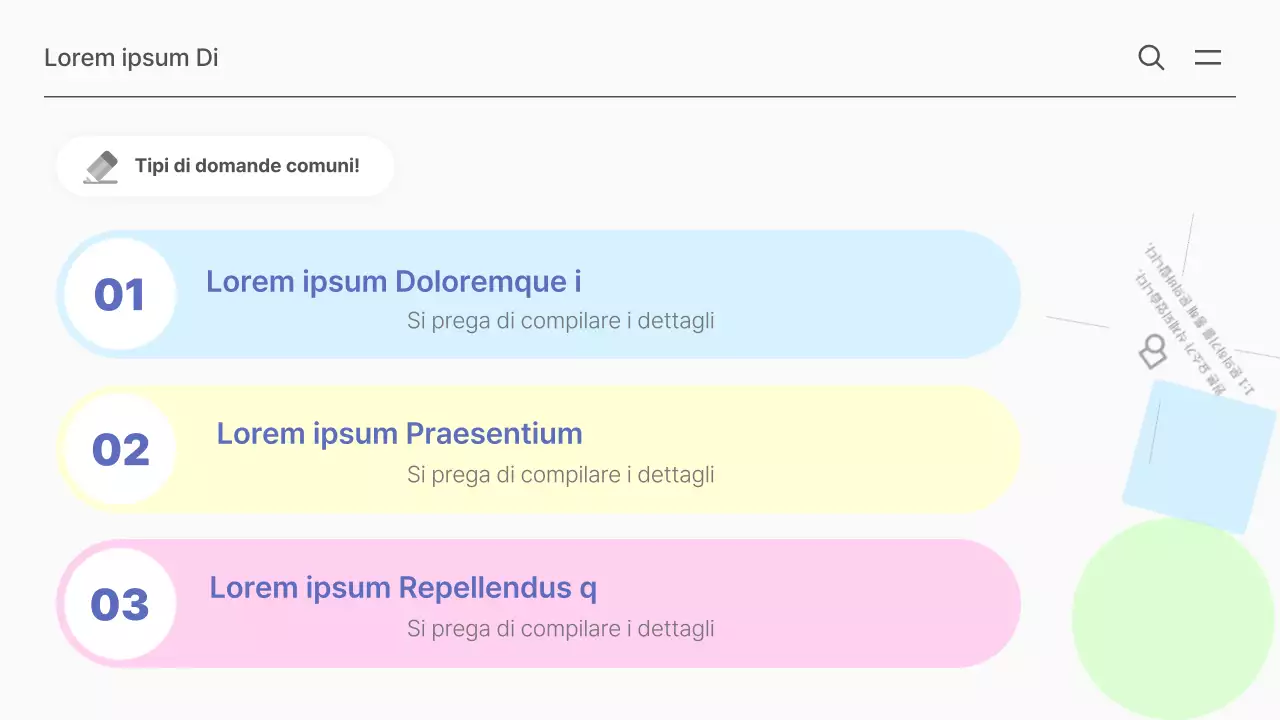 Risorse scolastiche di matematica semplice in bianco e menta