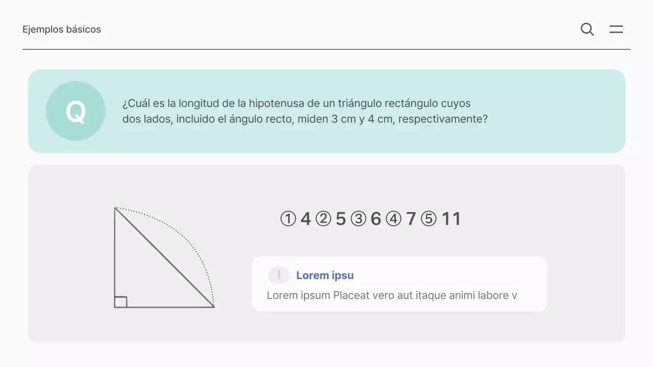 Recursos escolares de matemáticas sencillas en blanco y menta