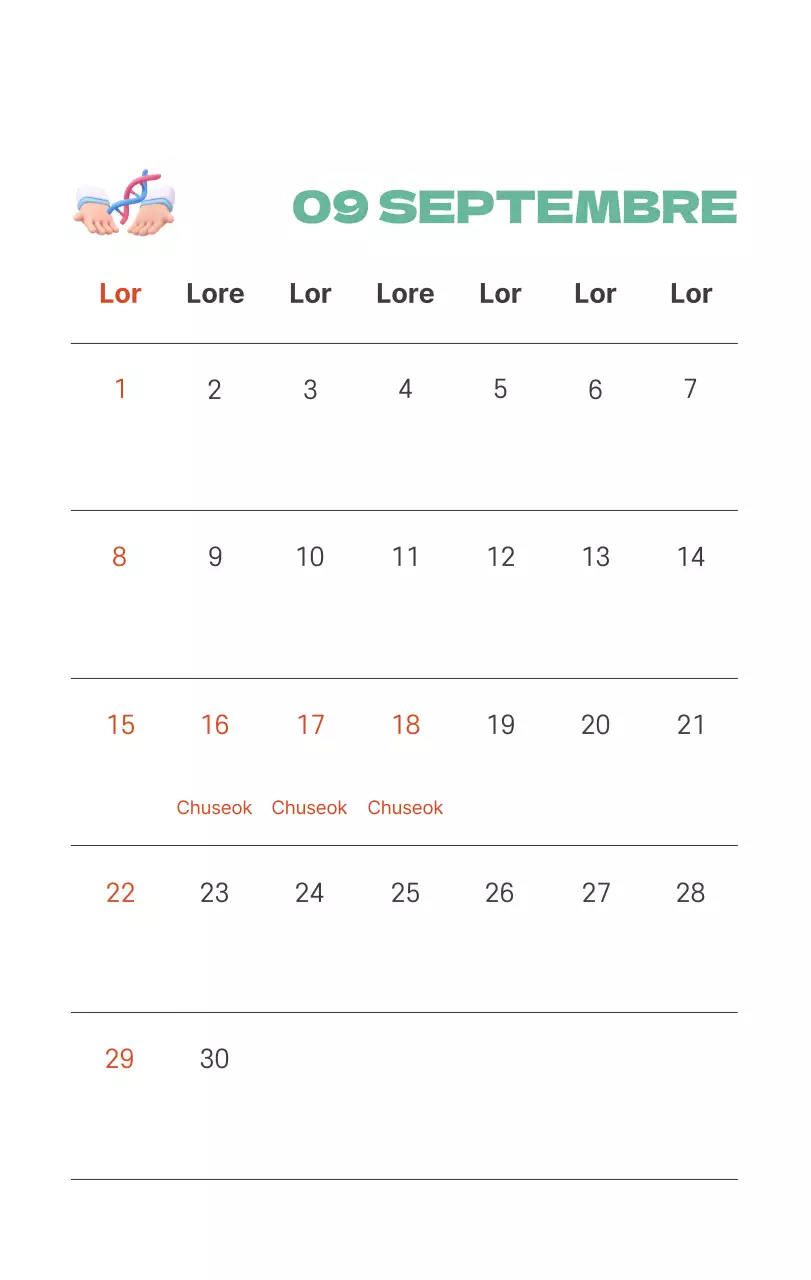 Un hôpital festif avec des illustrations sur le thème de la santé et de la famille et des accents colorés.