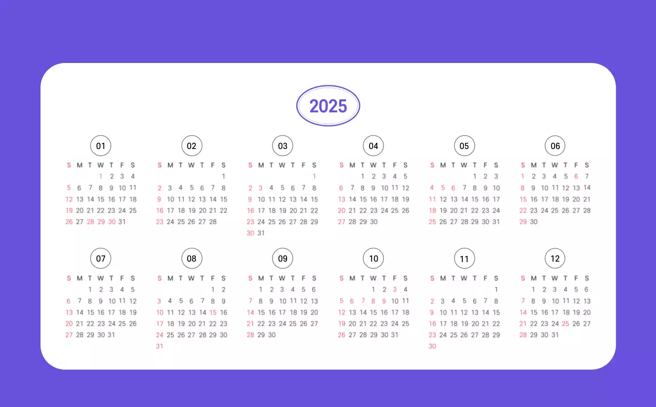 Illustration de lignes épurées sur fond violet