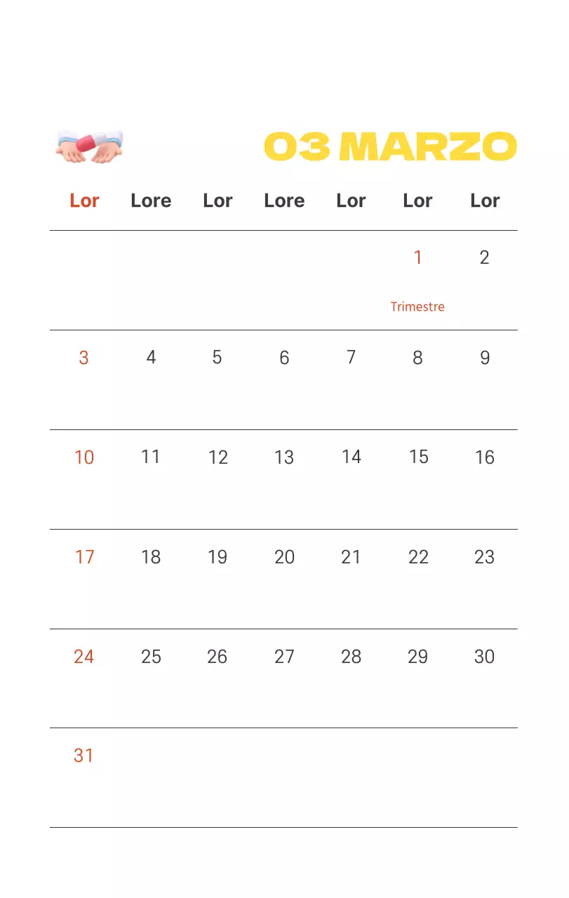 Un ospedale festivo con illustrazioni a tema salute e famiglia e accenti colorati