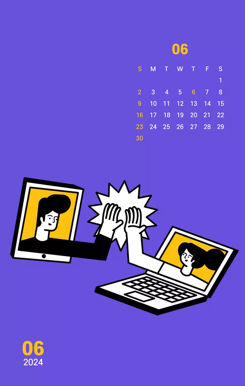 Zuivere lijnillustratie op paarse achtergrond