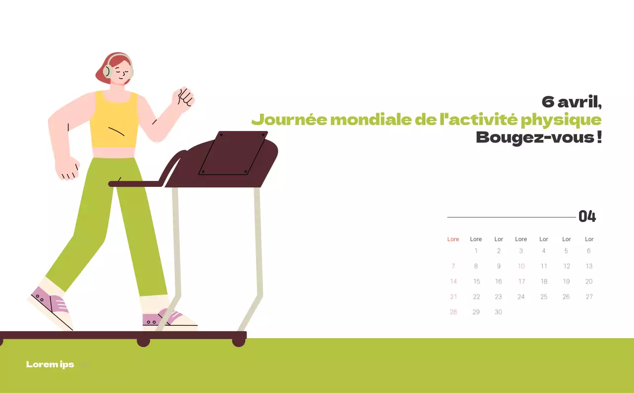 Un hôpital festif avec des illustrations sur le thème de la santé et de la famille et des accents colorés.