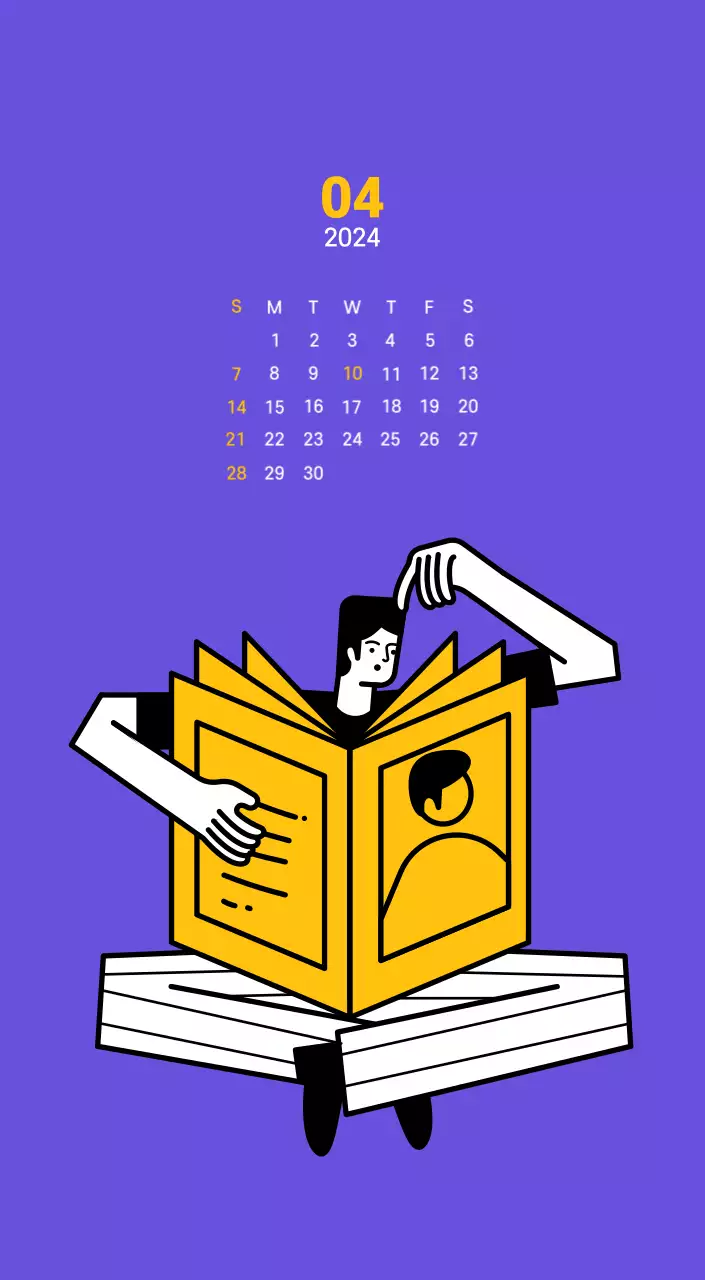 Clean line illustration on a purple background