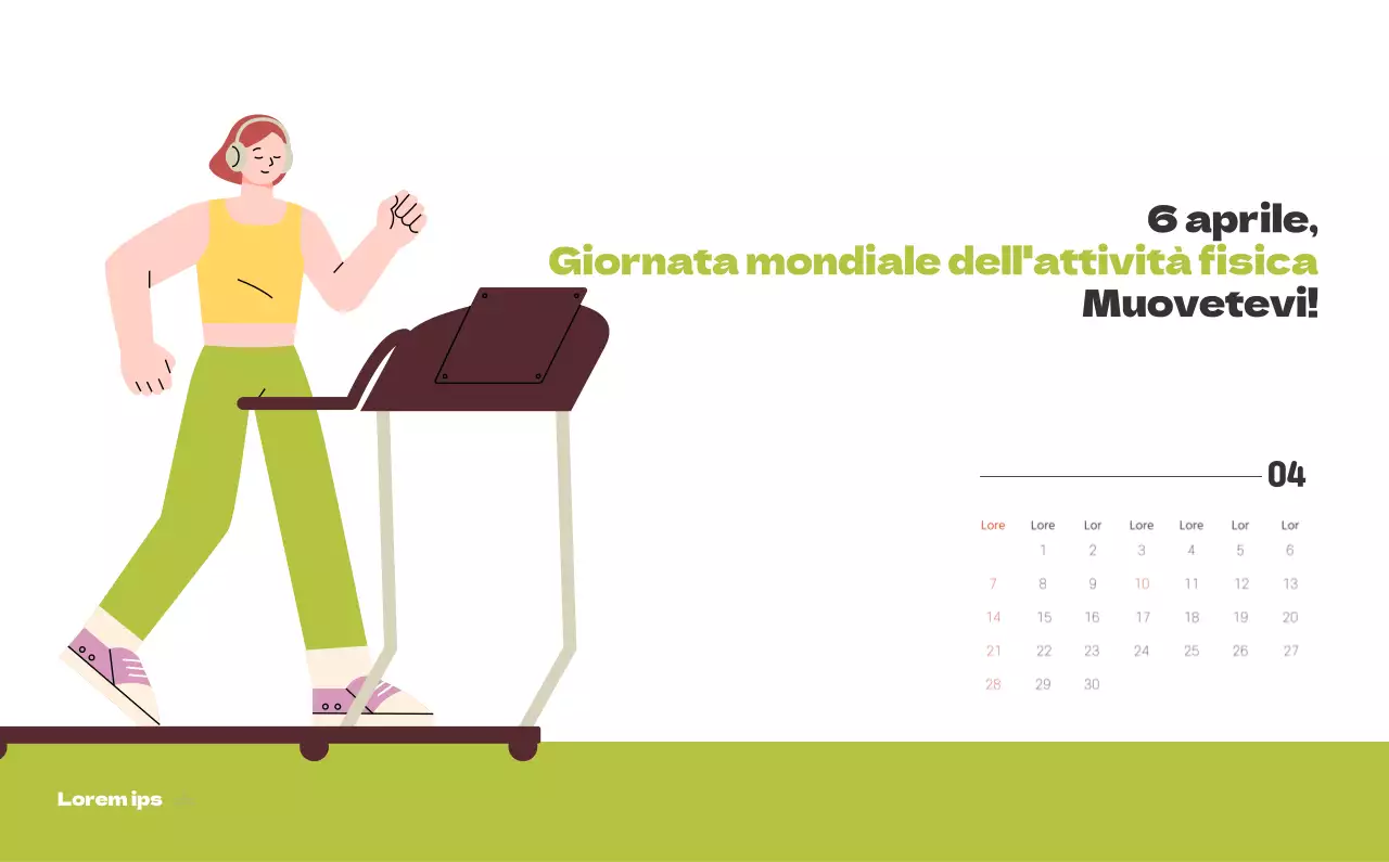 Un ospedale festivo con illustrazioni a tema salute e famiglia e accenti colorati