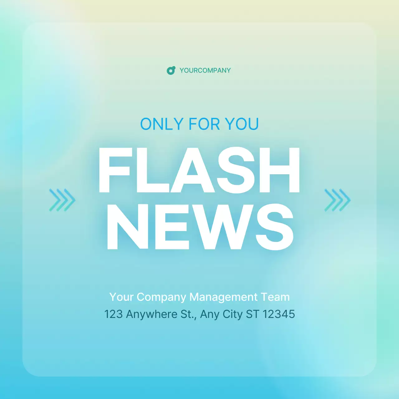 Blue Modern Business News Instagram Carousel