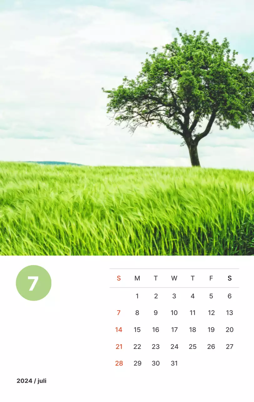 Warme landschapsfotografie in pastelkleuren