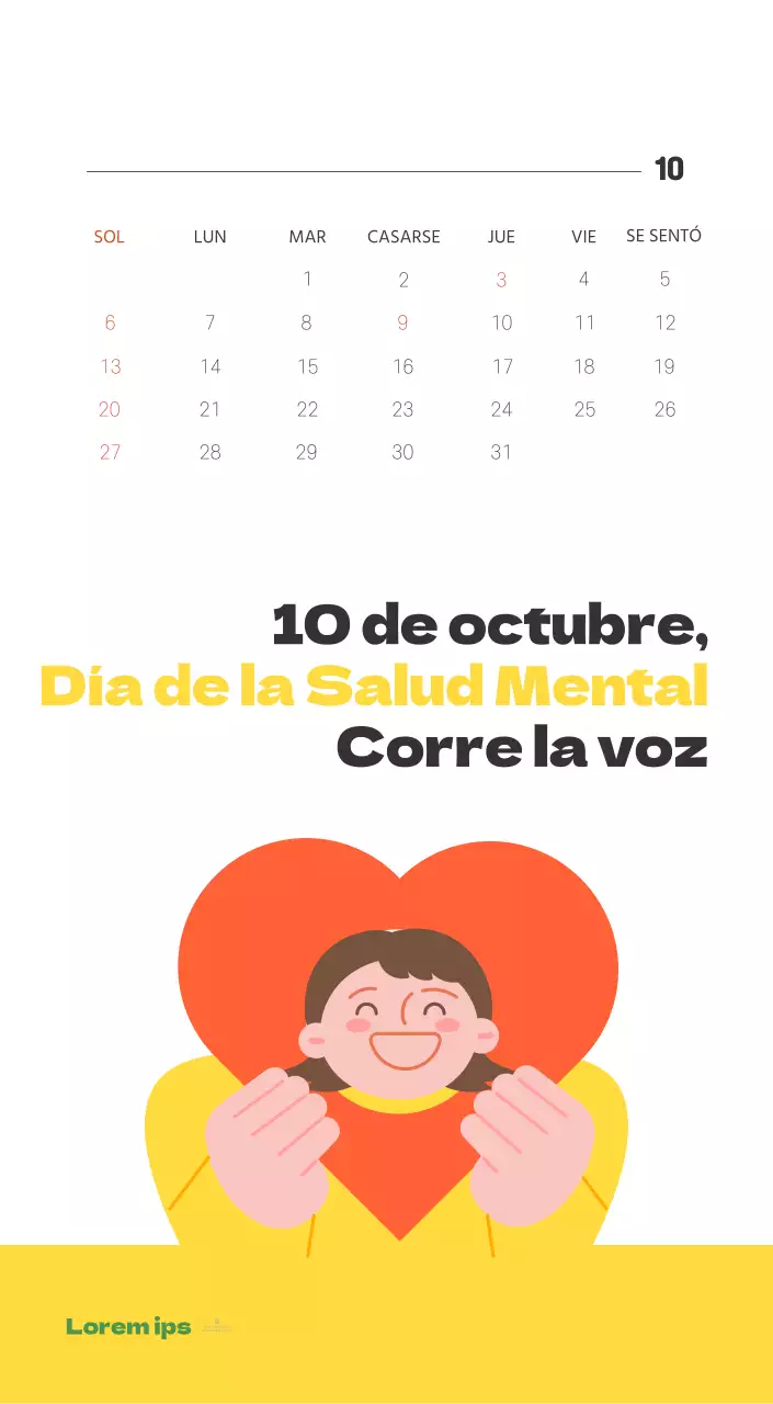 Un hospital festivo con ilustraciones de temática sanitaria y familiar y acentos de color