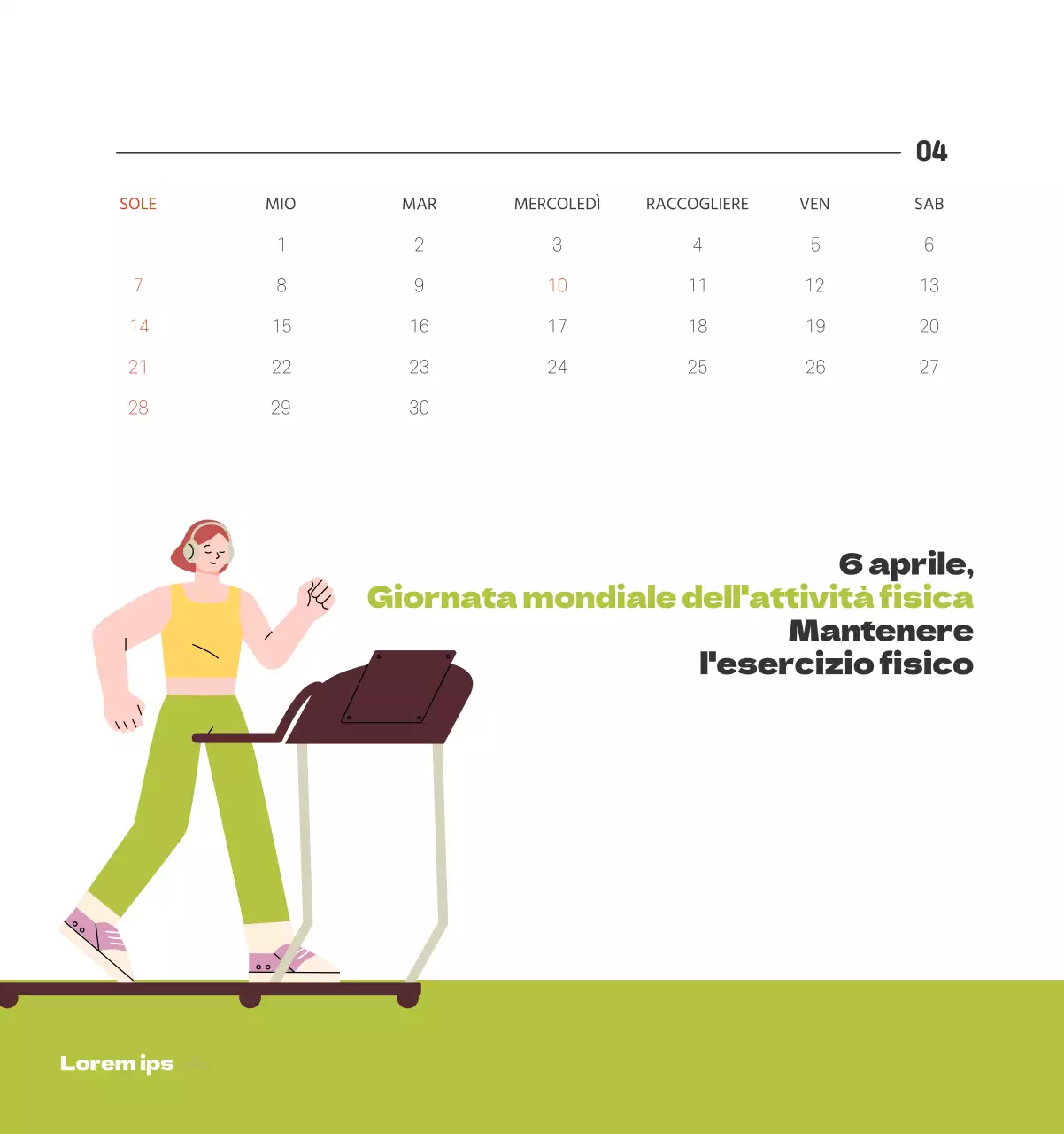 Un ospedale festivo con illustrazioni a tema salute e famiglia e accenti colorati