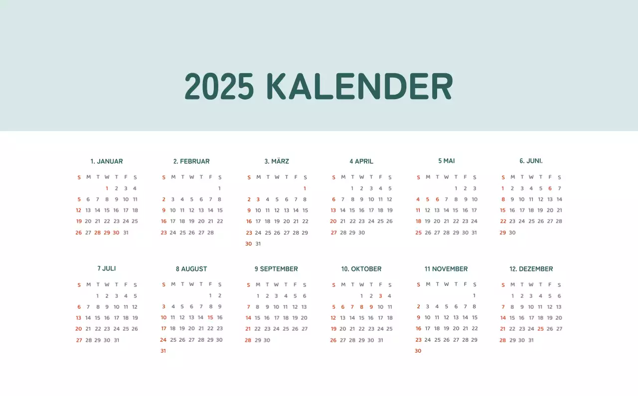 Ein Kalender mit farbenfrohen und emotionalen Illustrationen