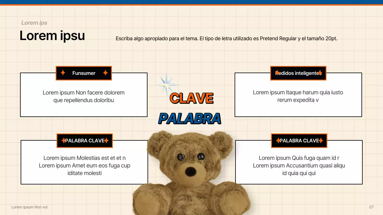 Informe sobre tendencias de consumo en azul y naranja