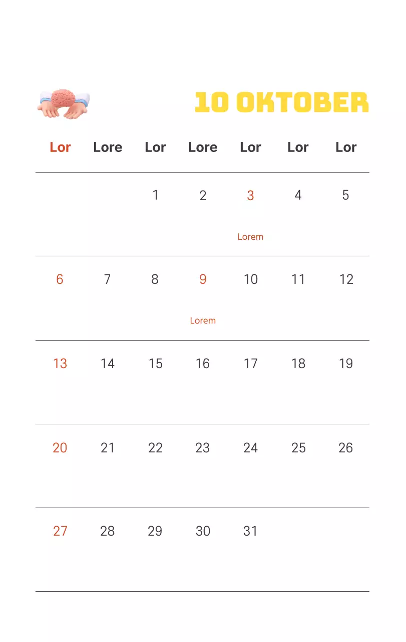 Een feestelijk ziekenhuis met illustraties met gezondheids- en gezinsthema's en kleurrijke accenten