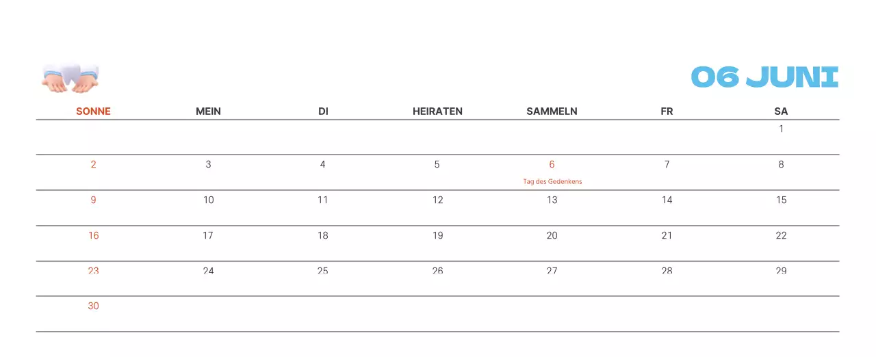 Ein festliches Krankenhaus mit Illustrationen zum Thema Gesundheit und Familie und farbenfrohen Akzenten