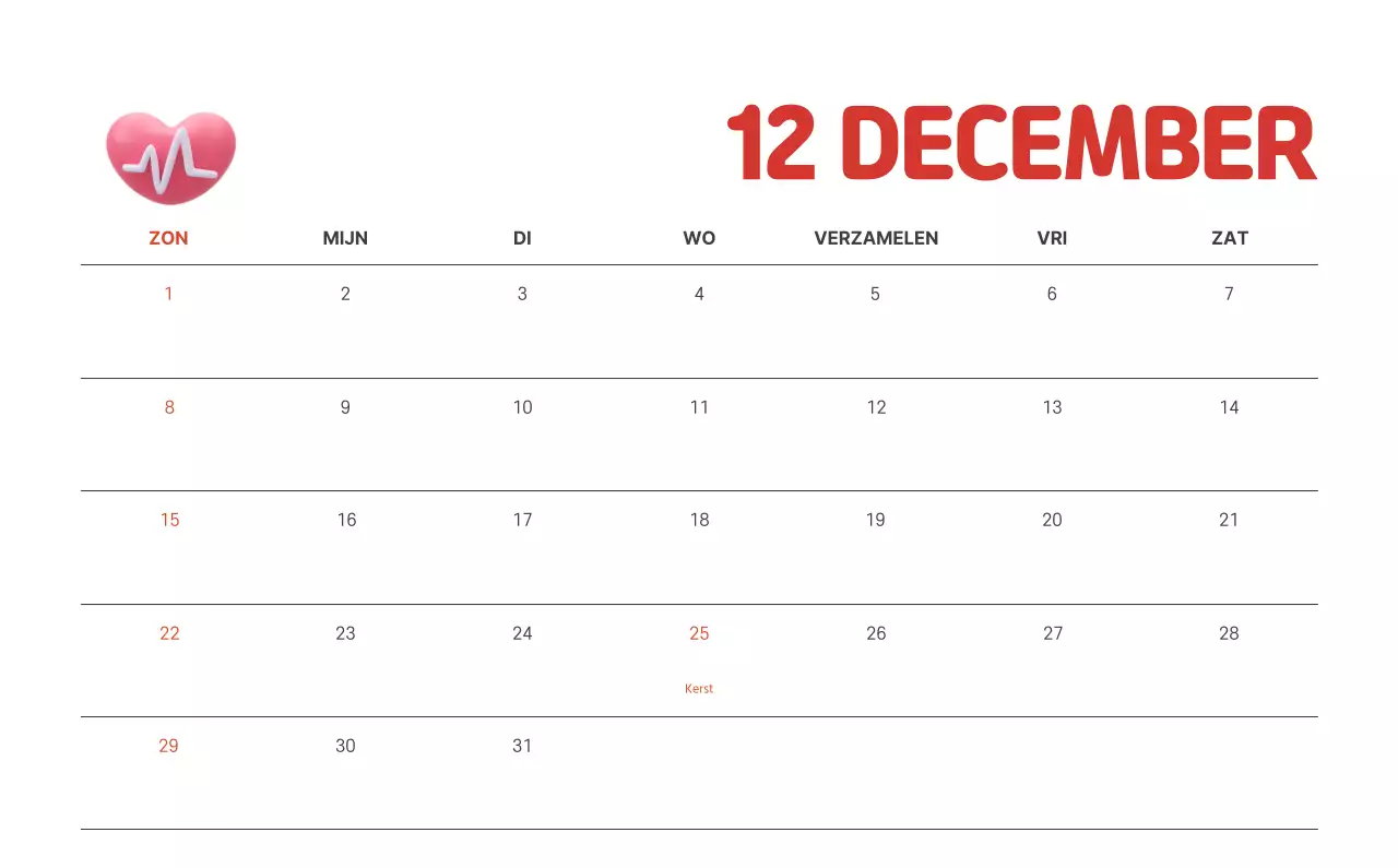 Een feestelijk ziekenhuis met illustraties met gezondheids- en gezinsthema's en kleurrijke accenten