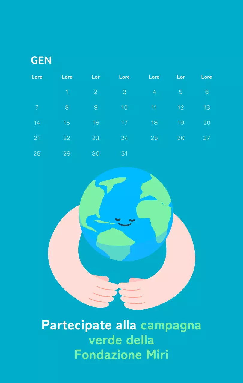 Celebrazione delle festività natalizie con illustrazioni colorate di persone e del pianeta.