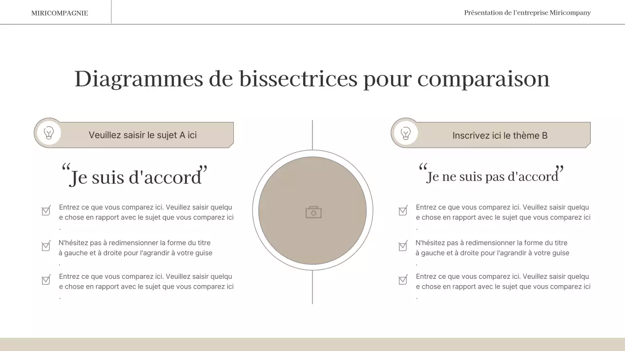 Un rapport d'activité simple et émotionnel en brun et blanc
