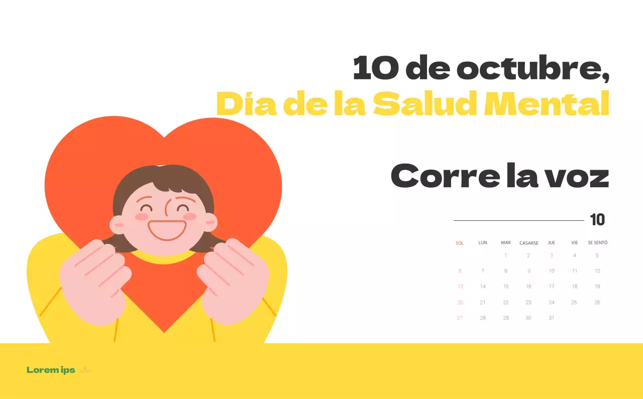 Un hospital festivo con ilustraciones de temática sanitaria y familiar y acentos de color