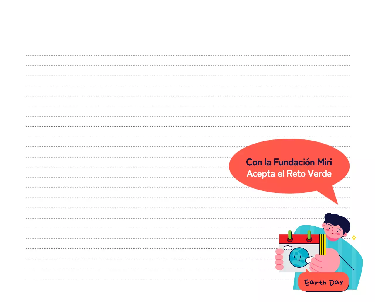 Celebra las fiestas navideñas con coloridas ilustraciones sobre las personas y el planeta.