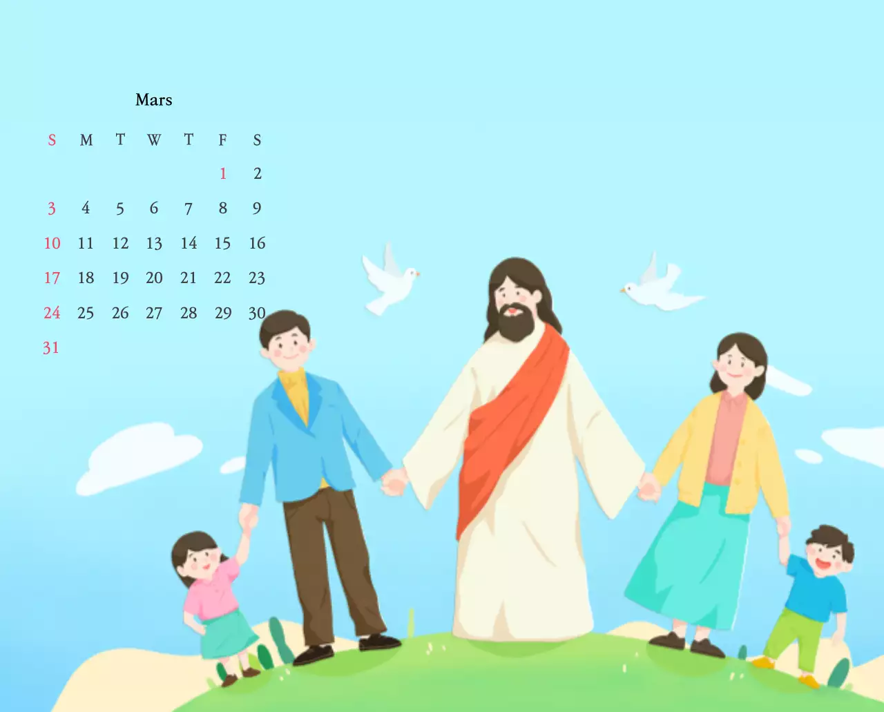 Des églises avec de jolies illustrations aux couleurs chaudes